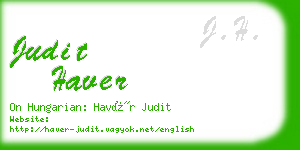 judit haver business card